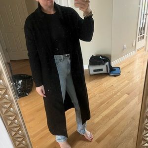 Alexander Wang long black cardigan